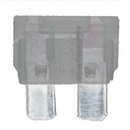 FUSIBLE A LAMELLES STANDARD 2A GRIS ENFICHABLES - SACHET DE 100 FUSIBLES