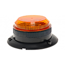 GYROPHARE ULTRA PLAT 60MM 12/110V FEU A ECLAT MINIFLASH - 80 ECLATS/MIN POLYCARBONATE FIXATION A PLAT