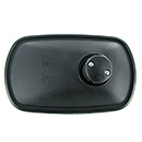 RETROVISEUR UNIVERSEL POUR TRACTEUR FIXATION SUR BRAS 20MM / 263X159MM PLASTIQUE ADAPTABLE FORD MASSEY LANDINI