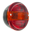 FEU ROND ARRIERE 3 FONCTIONS UNIVERSEL 140X85 ENTRAXE 45MM REMORQUE ET PL CLIGNOTANT RECTANGULAIRE