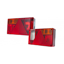 FEU RECTANGLE ARRIERE DROITE 6 FONCTIONS 235X135X52MM ENTRAXE 152 REMORQUE ET PL CATADIOPTRE TRIANGULAIRE