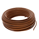 CABLE MONOCONDUCTEUR 1X2,5 MARRON BOITE DE 50M CABLE ELECTRIQUE