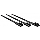 COLLIER SERRAGE NYLON 9,0X180MM NOIR SACHET DE 100 COLSONS DOUBLE TETE