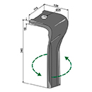 DENT DE HERSE G.POTTINGER LANDSBERG 873402201 ADAPTABLE 110X18X340 ALESAGE 27