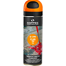 AEROSOL 500ML ORANGE FLUORESCENT PEINTURE MARQUAGE CHANTIER