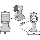 MARTEAUX RM (SEPPI) (D.31) 60X70 R80