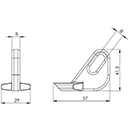 MARTEAU HERMINETTE 220 FG ADAPTABLE BOMFORD MC CONNEL ROUSSEAU BROYEUR 30.062.02 / PA9901021 5.254.33