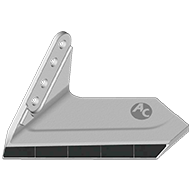 AILERON GAUCHE DE DECHAUMAGE 34060856 HORSCH LONG.215 EP.12 EA.60 TH12X80 ADH0856-HYG CARBURE AGRICARB