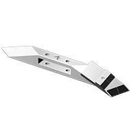 SOC CARBURE DROIT 50X40X410 ENTRAXE 85 AGRICARB GARD RAZOL TYPE MICHEL BARRE LAME DECOMPACTEUR BLR0085D VIGNE