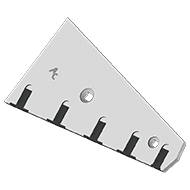 CONTRE SEP GAUCHE 3411525 LEMKEN CARBURE C/SEP CSL1525G AGRICARB TFCC 16X40  - TFCC 12X40