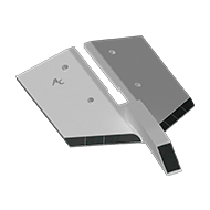 LAME 290X12X460 EA.120 7036 DEMBLON DECOMPACTEUR BIPLO INTERPLO BOULON NSH PERCAGE 16 LADE7036 CARBURE AGRICARB