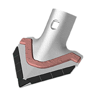 SOC TRIANGULAIRE BINAGE UNIVERSEL 105X5 TOCC10 MDBO01105 CARBURE AGRICARB