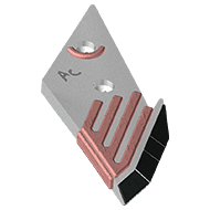 POINTE CARBURE GAUCHE AMAZONE 72000677 RECHARGE AGRICARB PBA0677G FIXATION TFCC 12X40