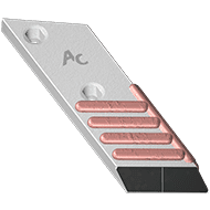 POINTE CARBURE RECHAR.DROITE BRIX 415256 AGRICARB PBB5256-RD FIXATION TETE CONIQUE 12X39