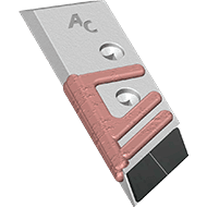 POINTE 7363 GAUCHE EA.55 DURO CARBURE RECHARGE TFCC10X40 PBD7364-RG AGRICARB