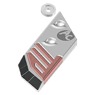 POINTE DROITE 3364156 BISAUTE LEMKEN CARBURE RECAHRGE TFCC12X40 AGRICARB PBL4156N-RD