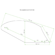 VERSOIR 5106 DROIT DURO ADAPTABLE ACIER TRIPLEX