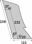 ETRAVE 6921 GAUCHE DURO ADAPTABLE SEMI-HELICOIDALE (TFCC10X40)