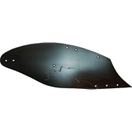 VERSOIR 010203 13  HLL DROIT GOIZIN ADAPTABLE ACIER TRIPLEX 8MM