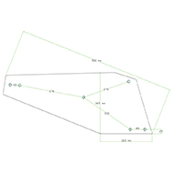 VERSOIR 010578 15  CYCR GAUCHE GOIZIN ADAPTABLE ACIER TRIPLEX 8MM