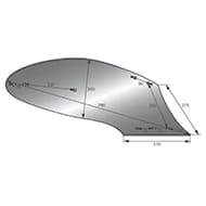 VERSOIR 011312 13  AM DROIT GOIZIN ADAPTABLE ACIER AU BORE 7MM