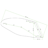 VERSOIR 011453 14  HLL GAUCHE GOIZIN ADAPTABLE ACIER AU BORE 7MM