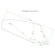VERSOIR 3171749 P49 737563 612107 GAUCHE IH CASE HUARD ADAPTABLE ACIER TRIPLEX