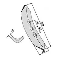 SOC 60X10X300 EA.45 3TROUS 504019 KOCKERLING ADAPTABLE