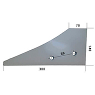 PLAQUE SUPPORT DROITE 930821150 POTTINGER ADAPTABLE