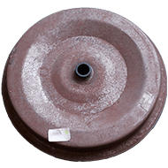 ROUE A CRETE DIAM.400/460MM LARG.100MM MOYEU 30MM