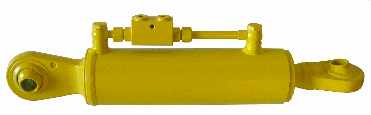 BARRE POUSSEE HYDRAUL. ROTULE/ROTULE 25 ROTULE/ROTULE CAT2 VALVE DE BLOCAGE COURSE 210 MIN/MAXI 500/710  3EME POINT