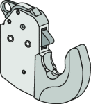 KIT CROCHET AUTOMATIQUE CAT.IIS CBM (MACHOIRE+VERROU+RESSORT+GOUPILLES)