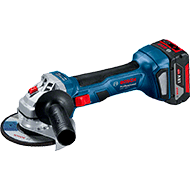 MEULEUSE ANGULAIRE 125 GWS18V-7 BOSCH AVEC 2 BATTERIES LI-ION 4AH 06019H9005 PROFESSIONAL