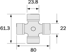 CROISILLON (23,8X61,3X22X80)(20.06.00)