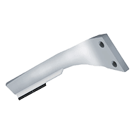 DENT HERSE GAUCHE 3377013 LEMKEN CARBURE 3 PLAQUETTES ZIRKON 6 ET 9 DIAMETRE PERCAGE 21MM