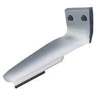 DENT DE HERSE DROITE MASCHIO FALC VICON 7U007 27100210 512076 RAU 44502 VOGEL 3P CARBURE FIXAT.16X60