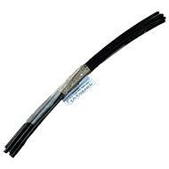 SET DE 6 TIGES INOX GAINE 5X300 POUR AGRAFES A VIS