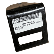 BRIDE ATTACHE DENT 45X10 SUR TUBE 50X50