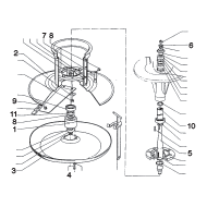 ARBRE GT17 PEZET VICON KVERNELAND ORIGINE CM 167 SERIE 14059