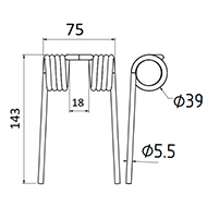 DENT 242005 DREYER-DIADEM STRAUTMANN 8381580 PICK UP AUTOCHARGEUSE DENT DE FENAISON ADAPTABLE