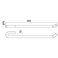 DENT 1439116A1 MATROT ADAPTABLE LONG.360 FIL.14