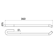 DENT 3281052Z2 MATROT ADAPTABLE LONG.360 FIL.14