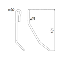 DENT DE SEMOIR 959338 AMAZONE ADAPTABLE LONG.451 FIL 15