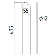 DENT A BETTERAVES HOLMER LONG.435 LARG.79 FIL.12