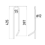 DENT A BETTERAVES GAUCHE HOLMER LONG.435 LARG.79 FIL.12