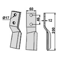LAME D. PERUGINI ADAPTABLE 60X12X205 EA 46 TR 17