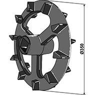 ROUE CROSKILL 350X120 POUR ARBRE 40X40 LARGEUR EFFECTIVE 70 MASCHIO GASPARDO F20020154 STROM BEDNAR KM090026 DISQUE