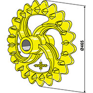 ROUE CROSKILL 465X197 POUR ARBRE 55 LARGEUR EFFECTIVE 85 VADERSTAD 101106 DISQUE REXIUS 500-1230 ROLLEX 450-1020