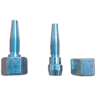 NIPPLE SEUL LISSE EQ 5/16 20X150 EMBOUT TOURNANT SERIE GAZ NU