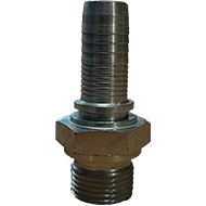 INSERT BSPP T Ø 16 GAZ CYL MALE 5/8 MODULE 10 GAZ CYLINDRIQUE